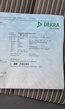 Seat Alhambra cena 57990 przebieg: 212546, rok produkcji 2015 z Kowalewo Pomorskie małe 352